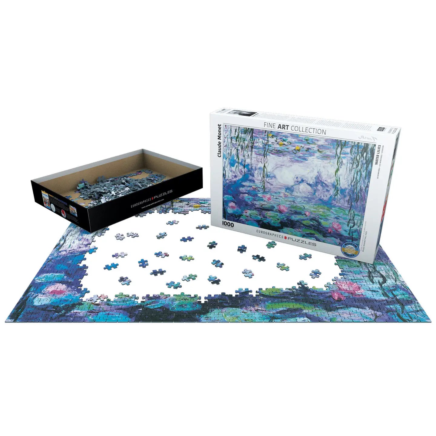 Water Lilies 1000 Piece Puzzle