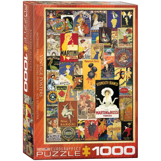 Vintage Posters 1000 Piece Puzzle