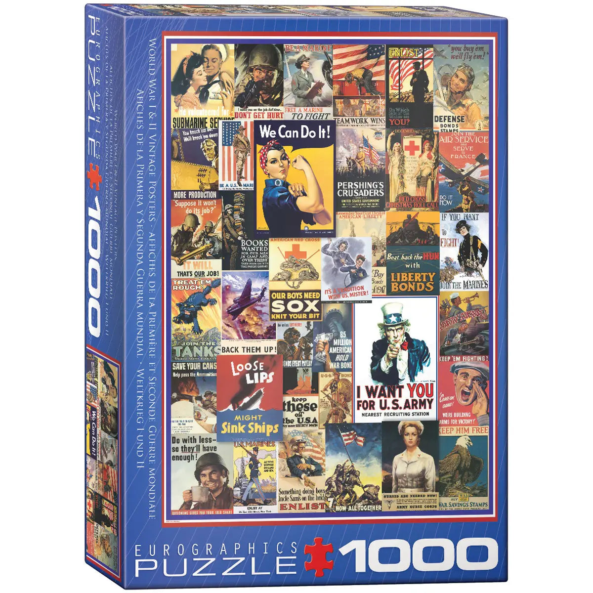 World War I & Ii Vintage Posters 1000 Piece Puzzle