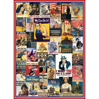 World War I & Ii Vintage Posters 1000 Piece Puzzle