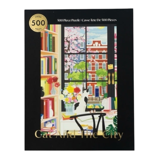 Cat And The City 500 Piece Puzzle