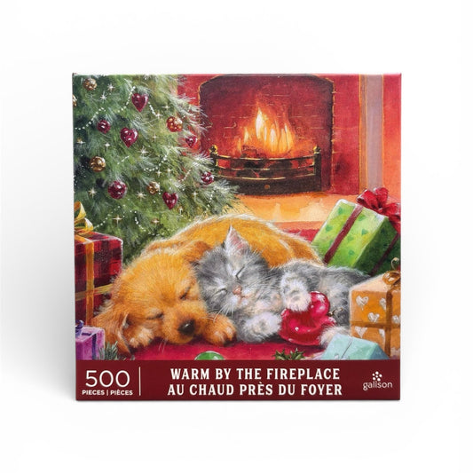 Galison Warm by the Fireplace 500 Piece Puzzle