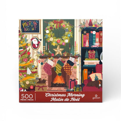 Galison Christmas Morning 500 Piece Puzzle