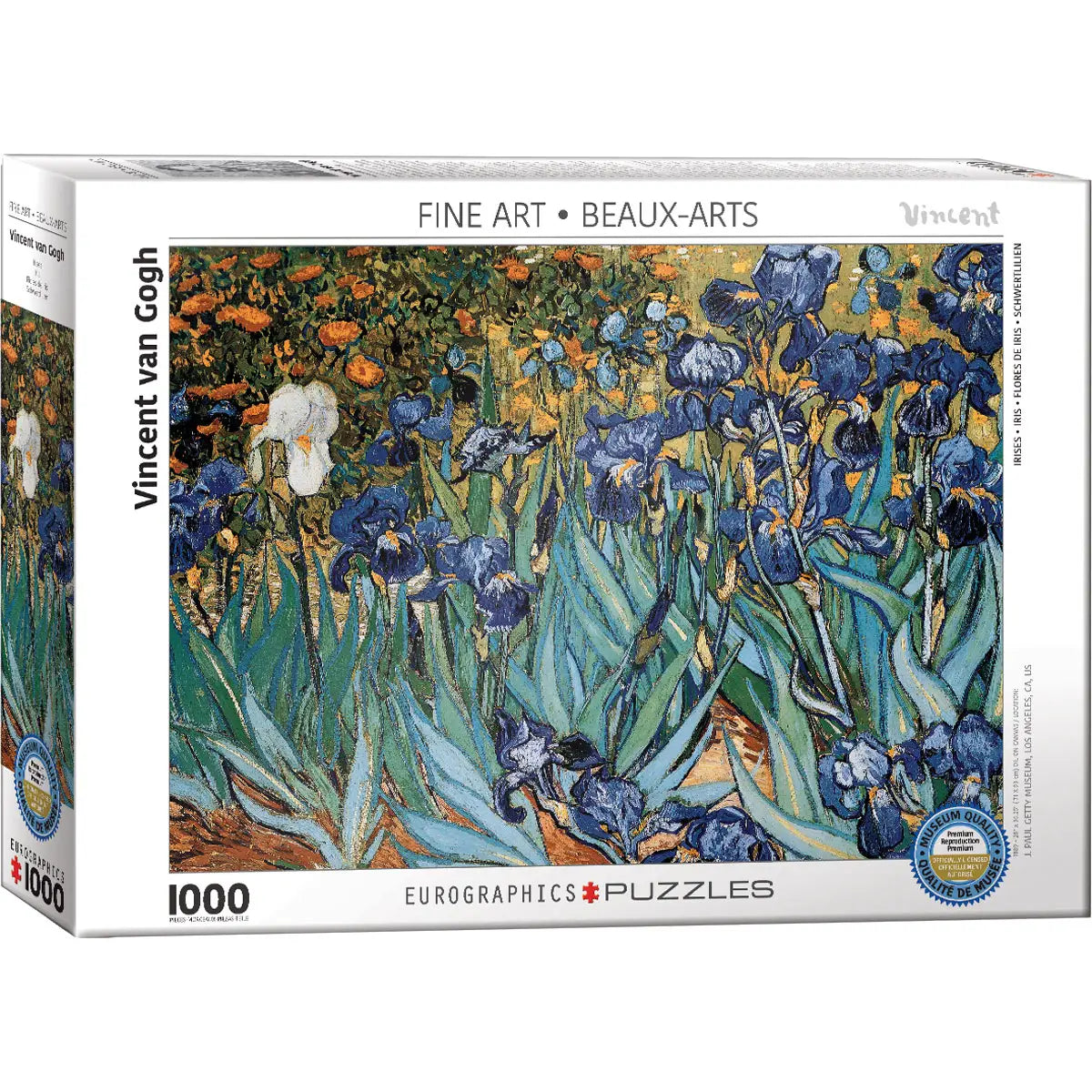 Irises 1000 Piece Puzzle