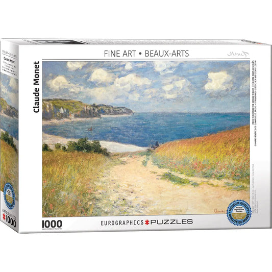 Path Through the Wheat Fields 1000 Piece Puzzle