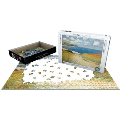 Path Through the Wheat Fields 1000 Piece Puzzle