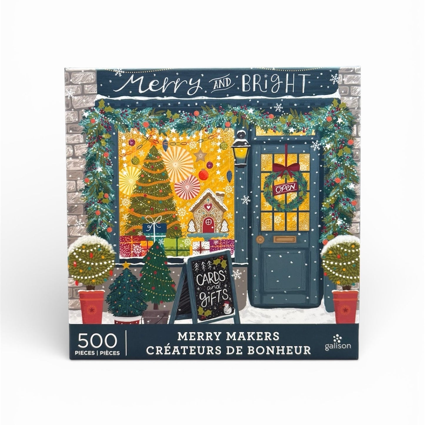Galison Merry Makers 500 Piece Puzzle
