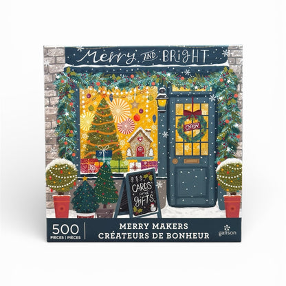 Galison Merry Makers 500 Piece Puzzle