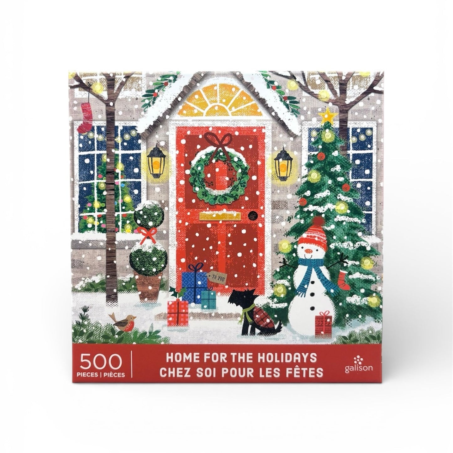 Galison Home for the Holidays 500 Piece Puzzle