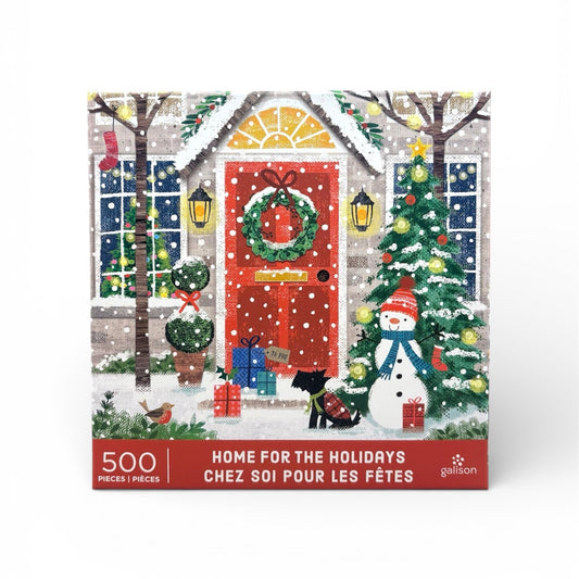 Galison Home for the Holidays 500 Piece Puzzle