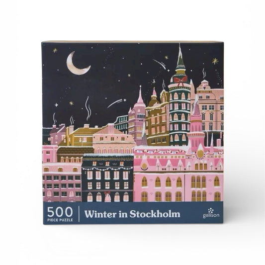 Galison Winter In Stockholm 500 Piece Puzzle