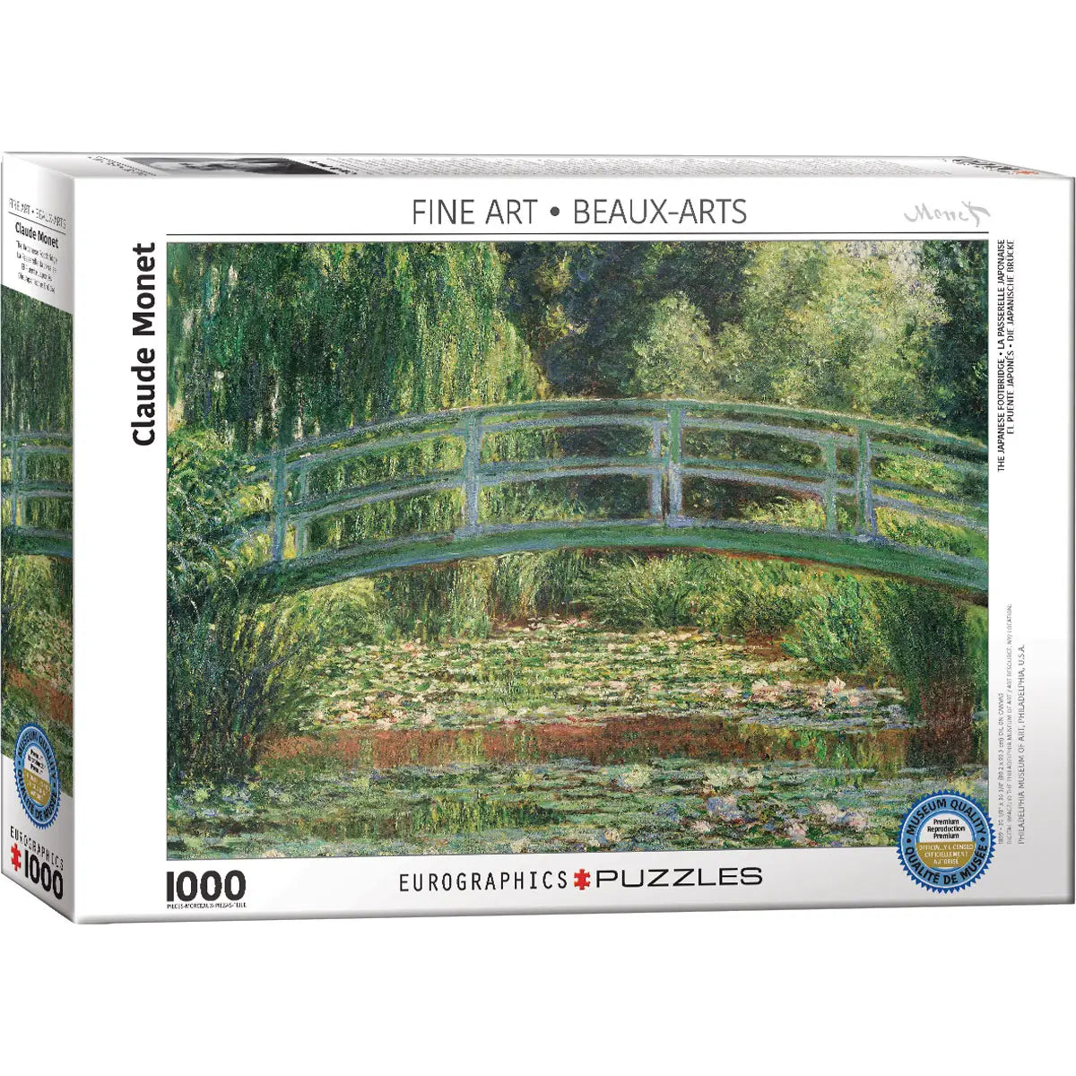 The Japanese Footbridge 1000 Piece Puzzle