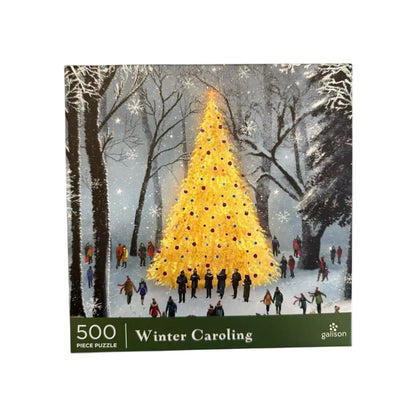Galison Winter Caroling 500 Piece Puzzle