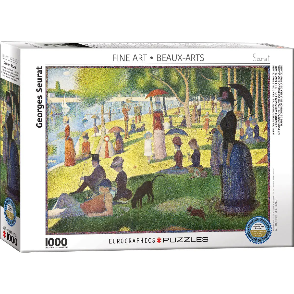 A Sunday Afternoon On the Island of La Grande Jatte 1000 Piece Puzzle