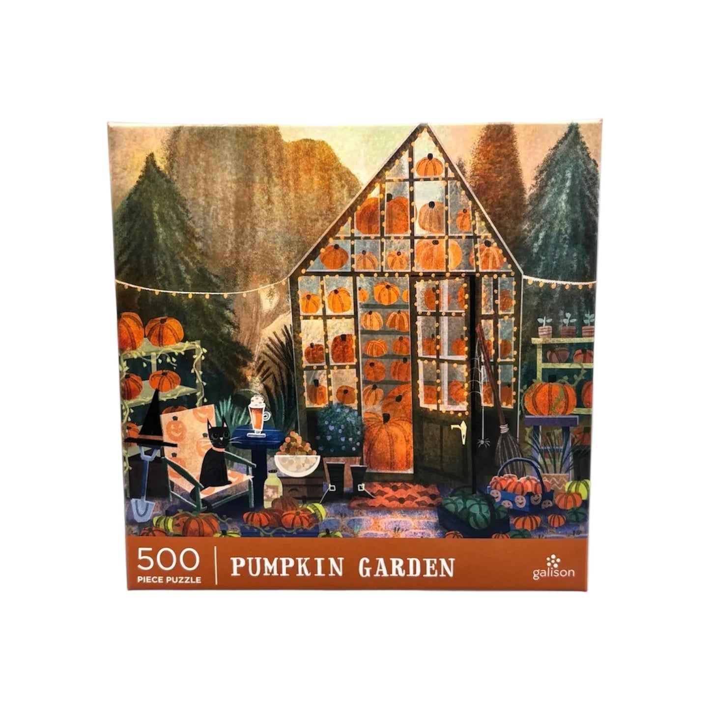 Galison Pumpkin Garden 500 Piece Puzzle