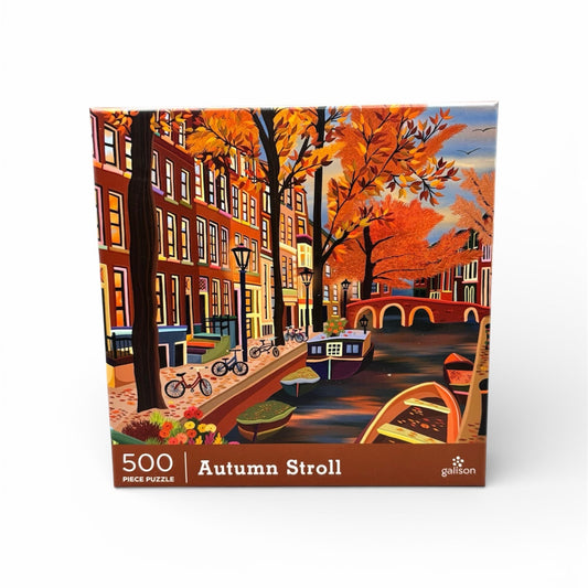Galison Autumn Stroll 500 Piece Puzzle