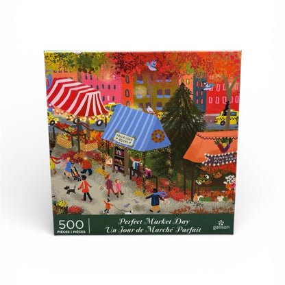 Galison Perfect Market Day 500 Piece Puzzle
