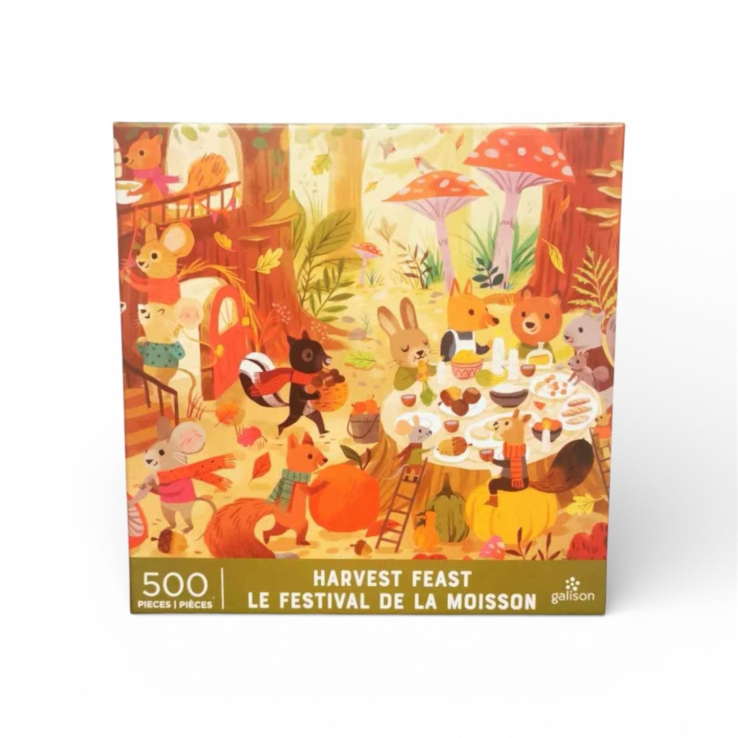 Galison Harvest Feast 500 Piece Puzzle