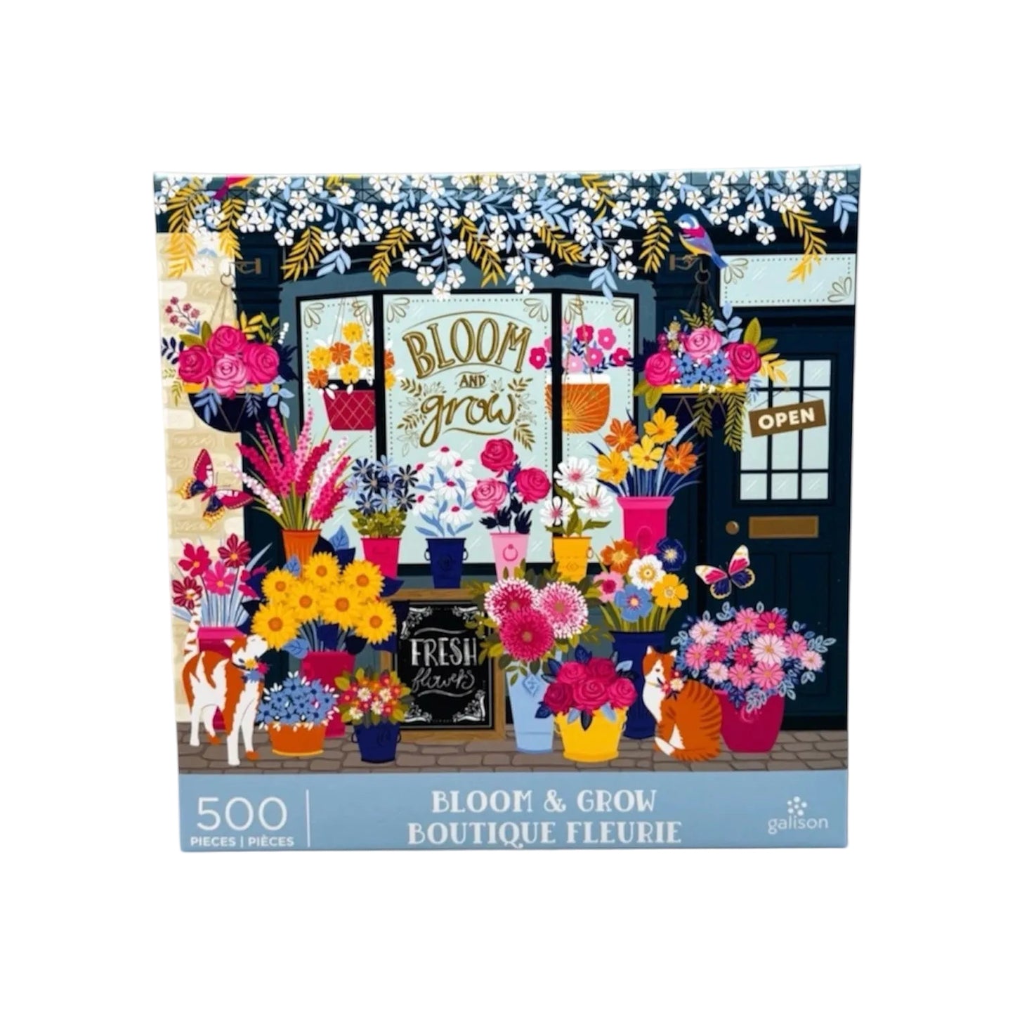 Galison Bloom & Grow 500 Piece Puzzle