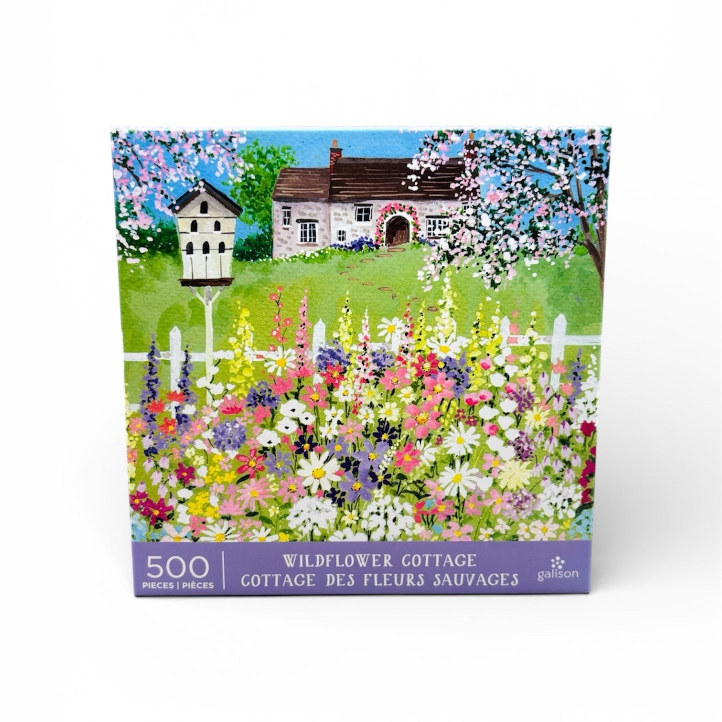Galison Wildflower Cottage 500 Piece Puzzle