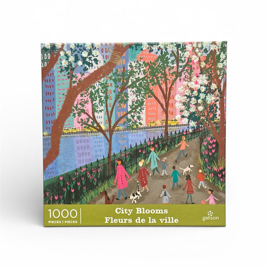 Galison City Blooms 1000 Piece Puzzle