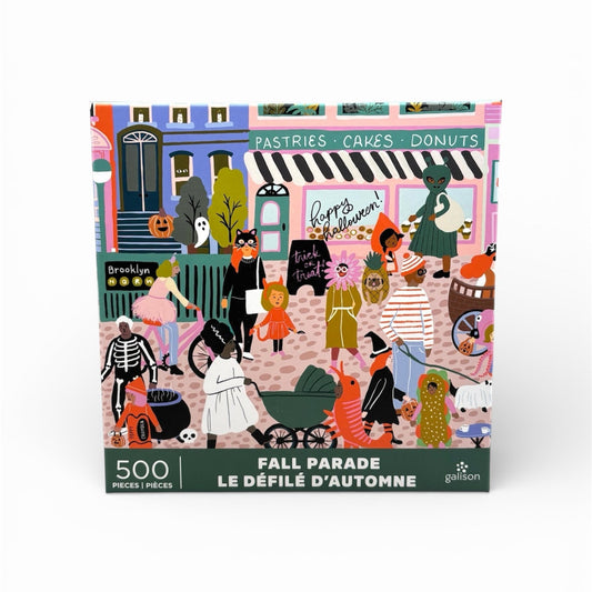 Galison Fall Parade 500 Piece Puzzle