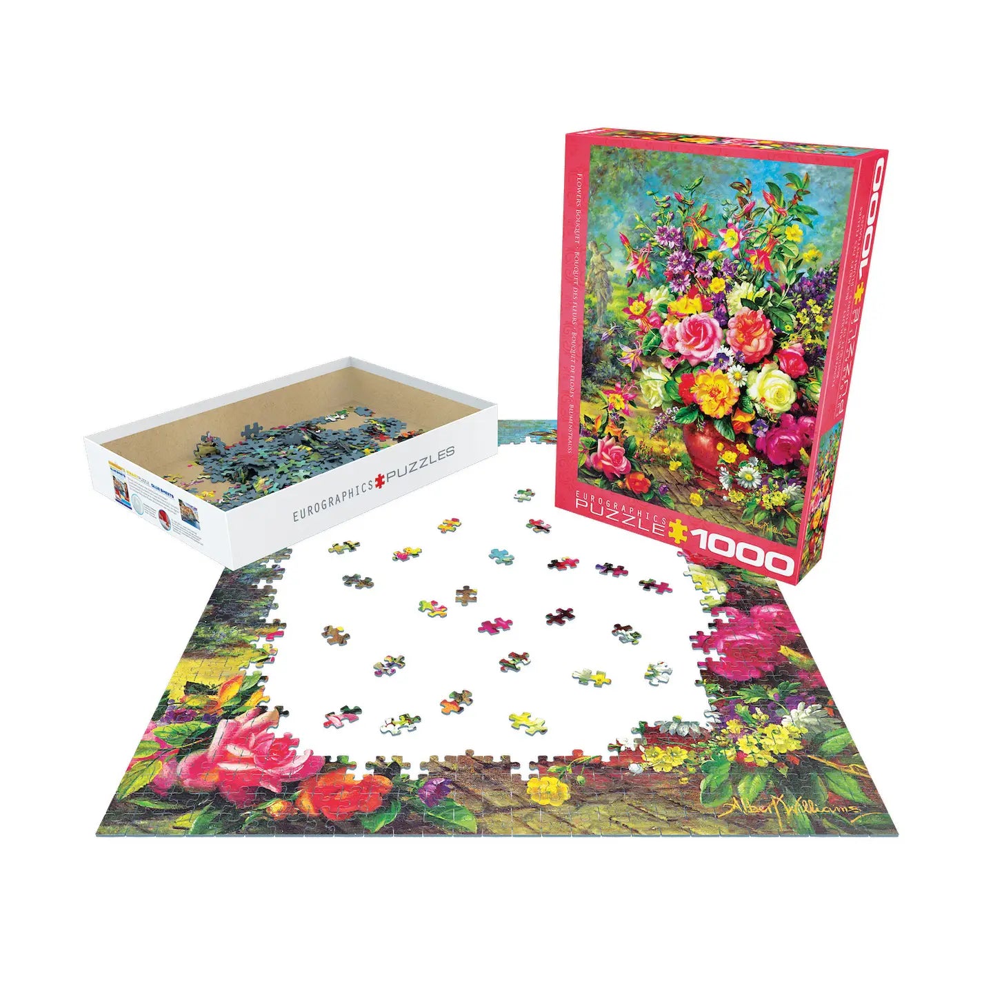 Flowers Bouquet 1000 Piece Puzzle