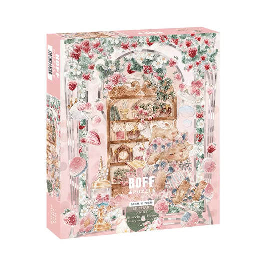 BOFF Strawberry Cottage 1000 Piece Jigsaw Puzzle BOFF