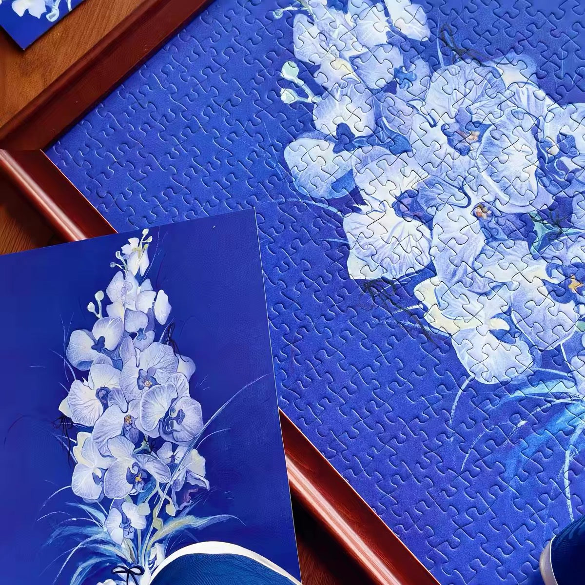 BOFF Blue Bloom 500 Piece Jigsaw Puzzle BOFF