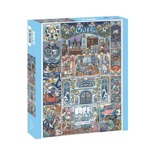 BOFF Water Apartment – Zodiac Apartment Series 1000 Piece Jigsaw Puzzle BOFF