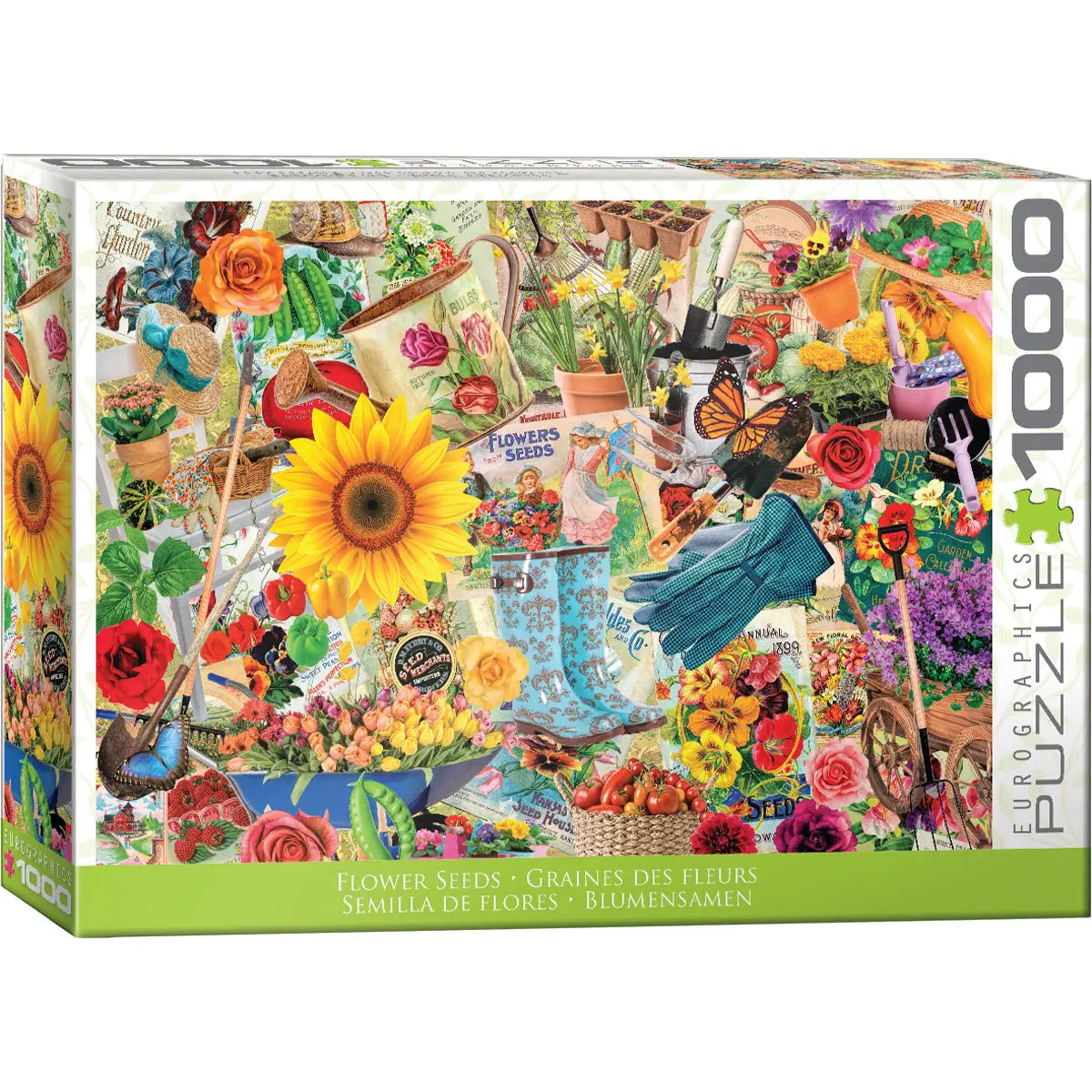 Flower Seeds 1000 Piece Puzzle
