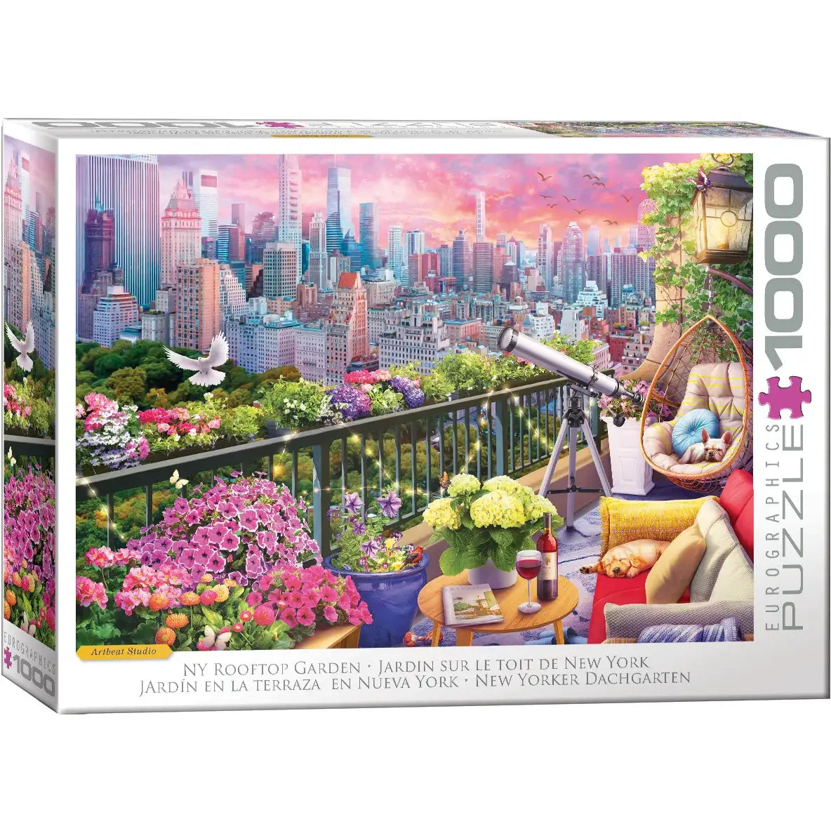 Ny Rooftop Garden 1000 Piece Puzzle