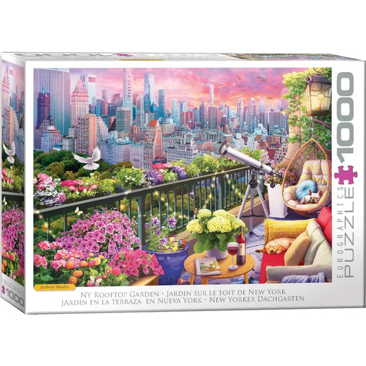 Ny Rooftop Garden 1000 Piece Puzzle