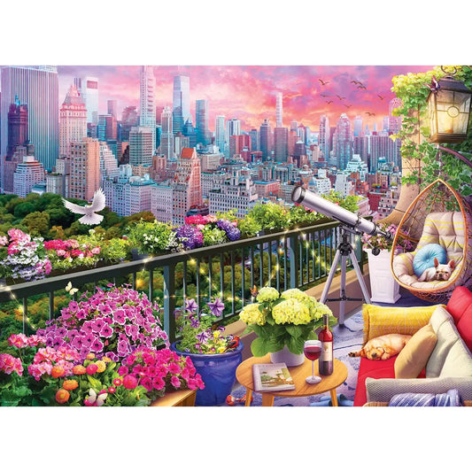 Ny Rooftop Garden 1000 Piece Puzzle