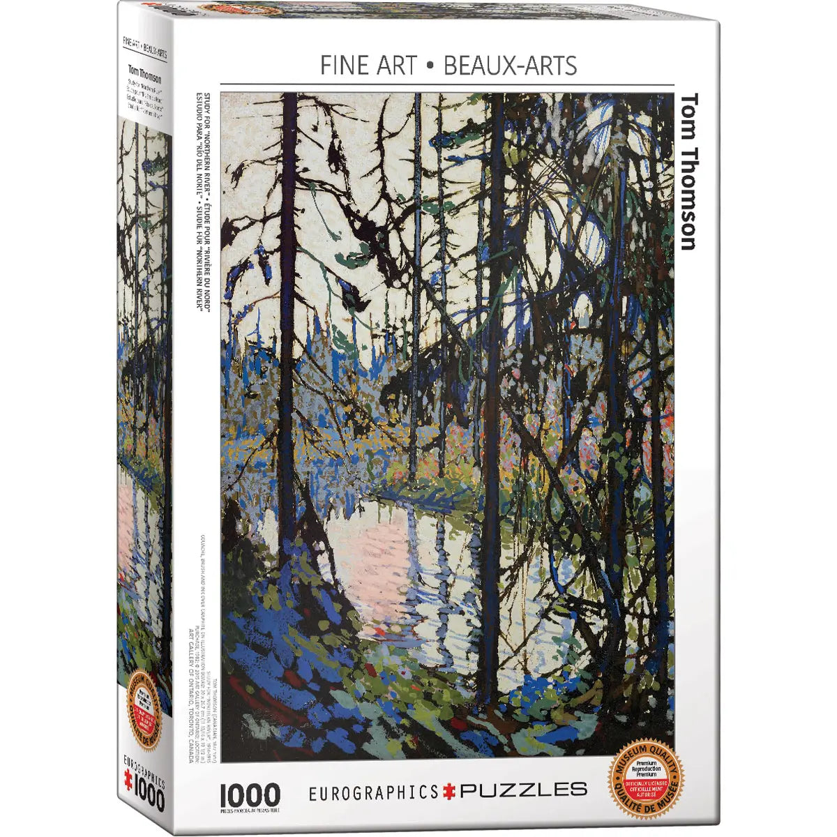 Study For Northern River 1000 Piece Puzzle