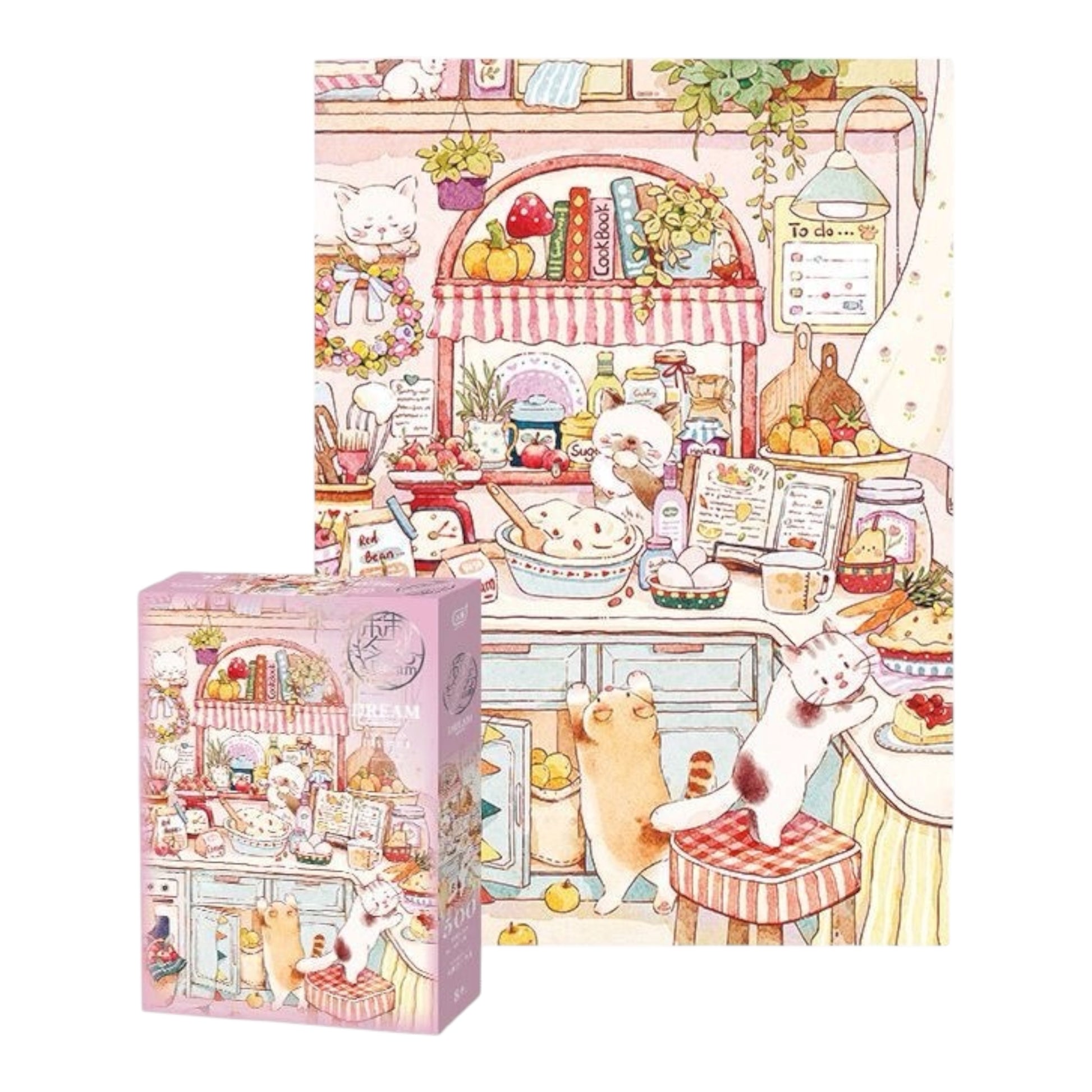 GUBU Cozy Baking Time 500 Piece Jigsaw Puzzle Gubu