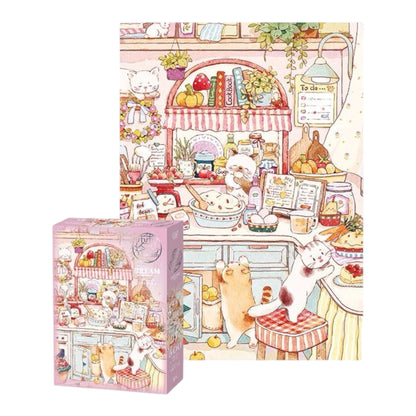 GUBU Cozy Baking Time 500 Piece Jigsaw Puzzle Gubu