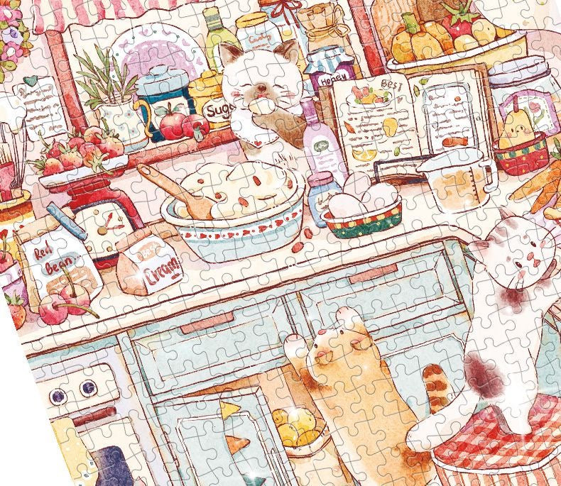GUBU Cozy Baking Time 500 Piece Jigsaw Puzzle Gubu