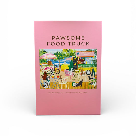 Hobbry Pawsome Food Truck 500 Piece Puzzle