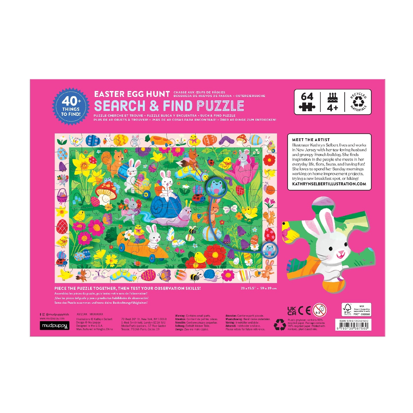 Easter Egg Hunt 64 Piece Search & Find Puzzle