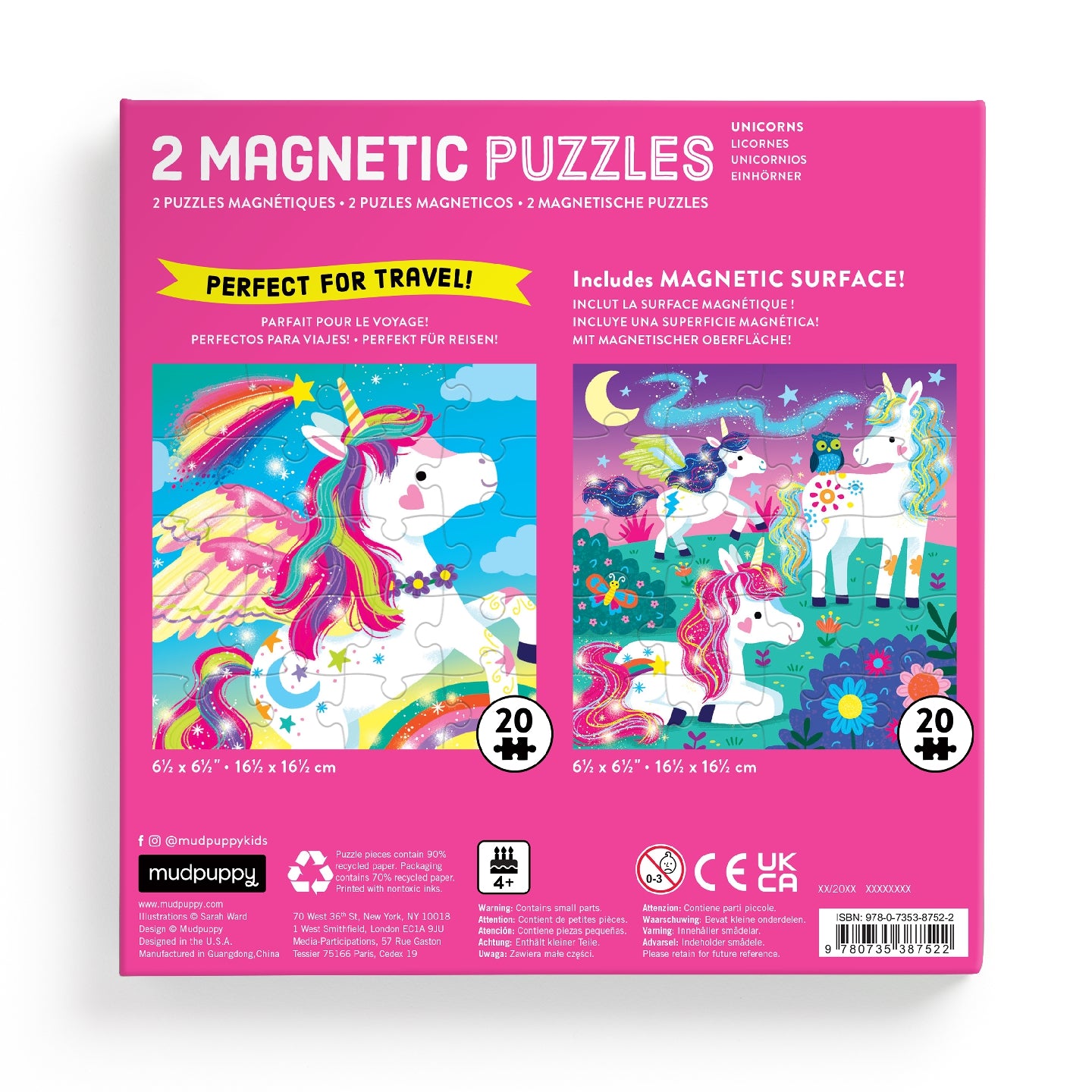 Unicorn Dreams Magnetic Puzzles