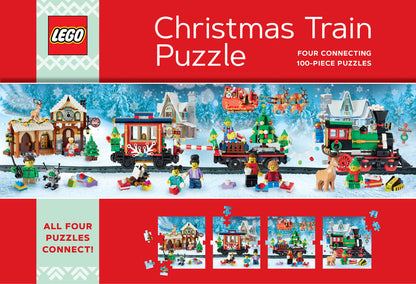 LEGO Christmas Train 100 Piece Puzzle