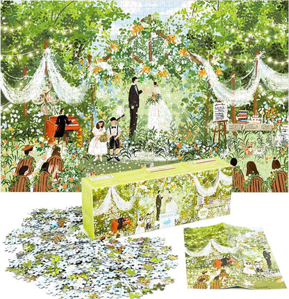 Forest Wedding 1000 Piece Jigsaw Puzzle