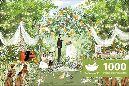 Forest Wedding 1000 Piece Jigsaw Puzzle