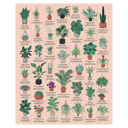 House Plants 1000 Piece Jigsaw Puzzle