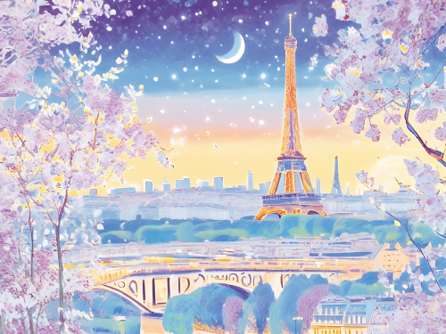 Paris Nightdream 500 Piece Jigsaw Puzzle ZHIJU