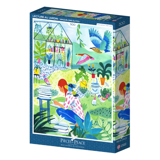 Reading in the Garden 500 Piece Puzzle
