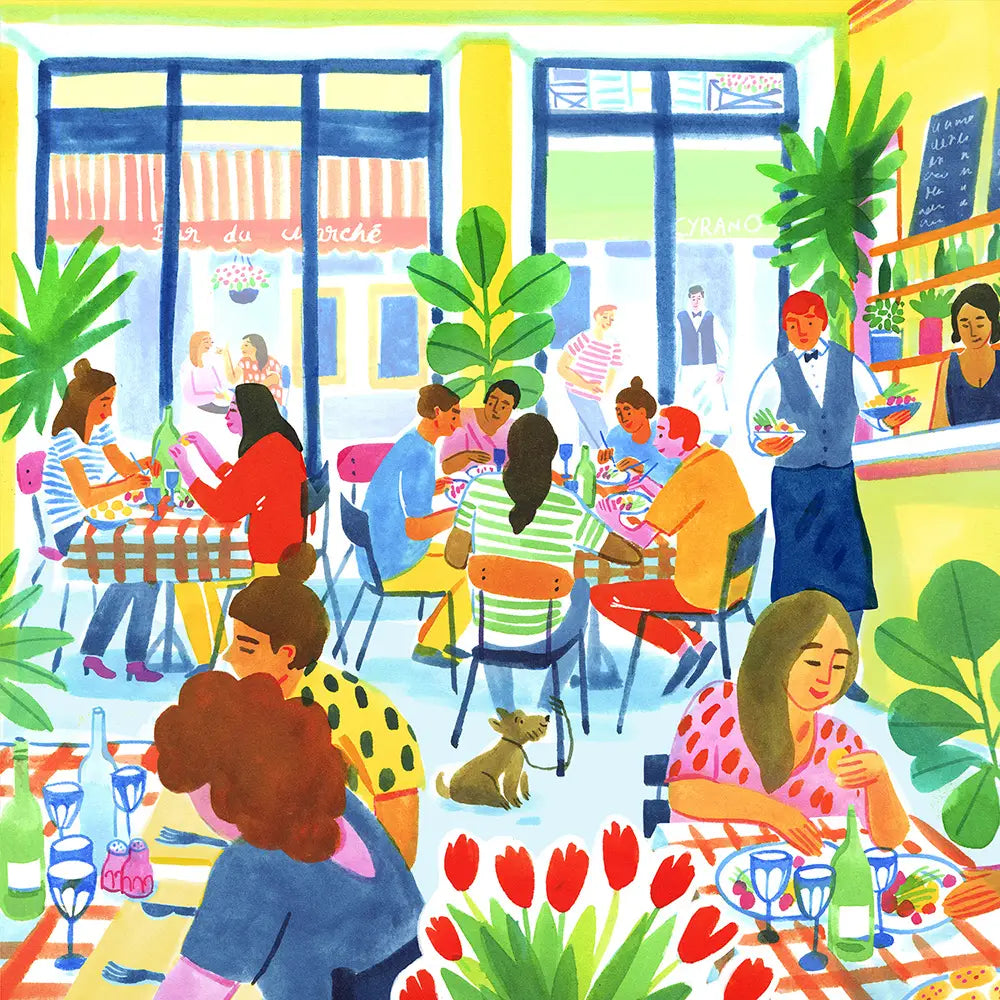 Bistro 1000 Piece Square Puzzle