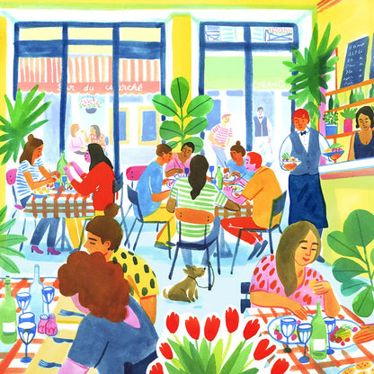 Bistro 1000 Piece Square Puzzle