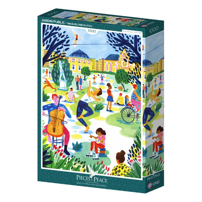 Public Garden 1000 Piece Puzzle